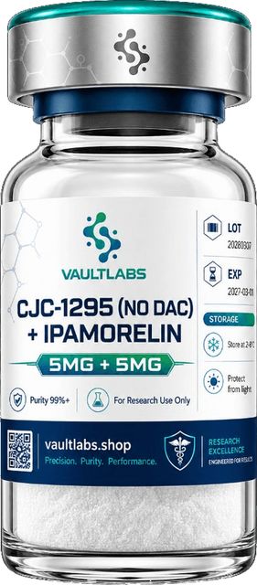 VaultLabs CJC-1295 (no DAC) 5mg + Ipamorelin 5mg